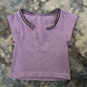Urban Outfitters Lavender Crop Top